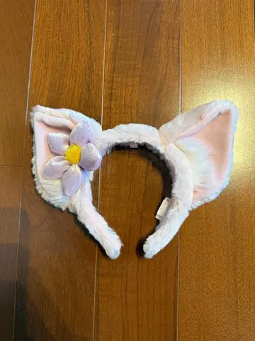 리나벨 머리띠 꽃 포함 핑크