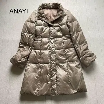 고급 ANAYI 다운 코트 골드 38