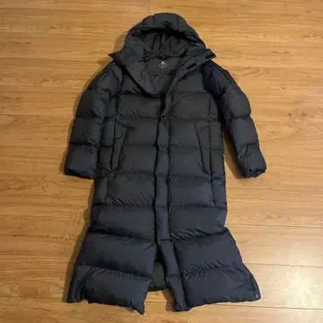 아디다스 롱 다운 코트 벤치 코트 여성용 M 블랙