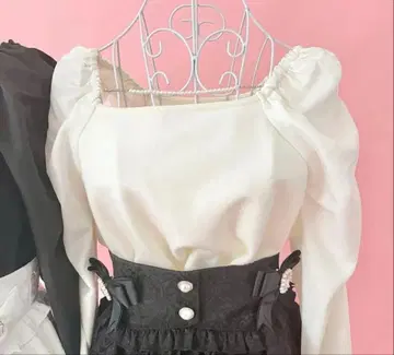 Palefly 팔엘피 아이보리 긴팔 니트 상의 새상품급