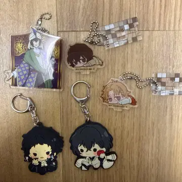 문호 스트레이독스 키링 5개 세트