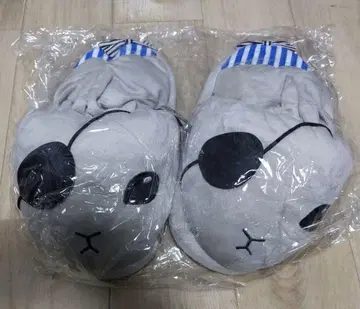 [ 새상품 ] 블랙 집사 비터 토끼 슬리퍼