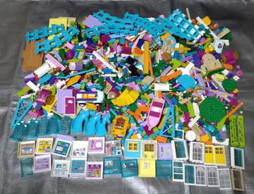 레고 약 2kg 프렌즈 트로코레일 문 창문 패널 계단 묶음 판매