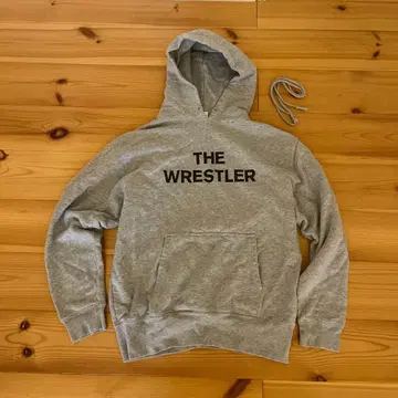 신일본 프로레슬링 시바타 카츠요리 THE WRESTLER 후드티 그레이