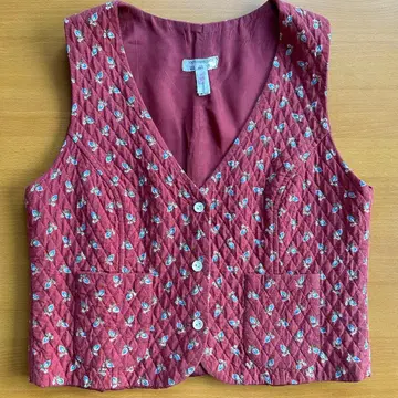 꽃무늬 퀼팅 베스트 38 빈티지