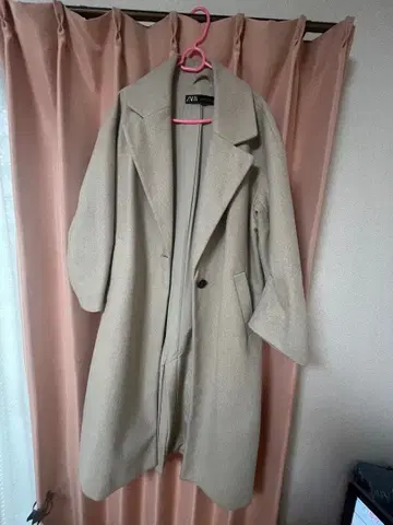 ZARA 베이지 롱 코트