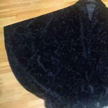 기모노 코트 블랙 아라시야마 요시무라