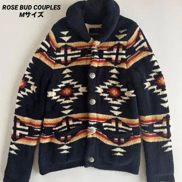ROSE BUD COUPLES 네이비 가디건 M