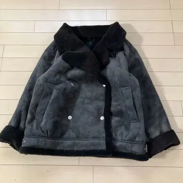 11.13 KBF 무스탕 자켓 그레이 사이즈 One