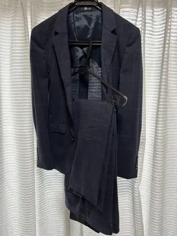 [ 새상품급 ] SUIT SELECT 수트 상하의 세트 네이비 A4