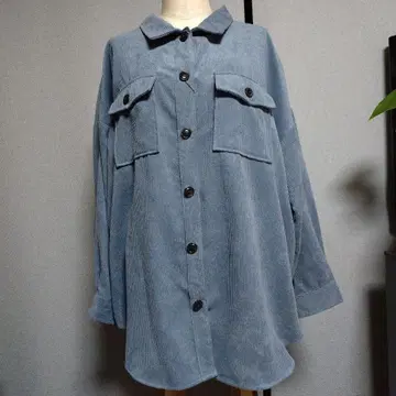 빅 사이즈 Re-j 코듀로이 오버 셔츠 4L