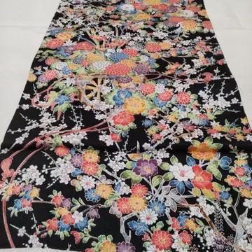 순수 실크 꽃 자동차 백화요란 옷감 (758)