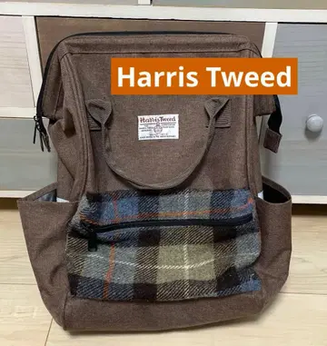 해리스 트위드 인기 백팩 안쪽만 얼룩 있음