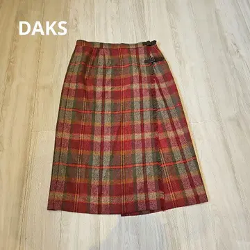 빈티지 DAKS classic check 스커트 빅 사이즈