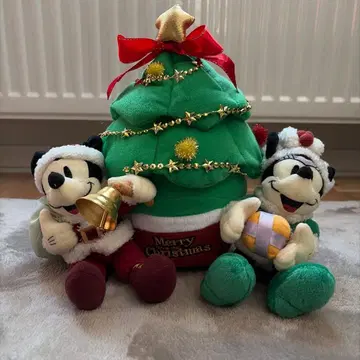 미키 미니 크리스마스 트리 봉제 인형 크리스마스 장식