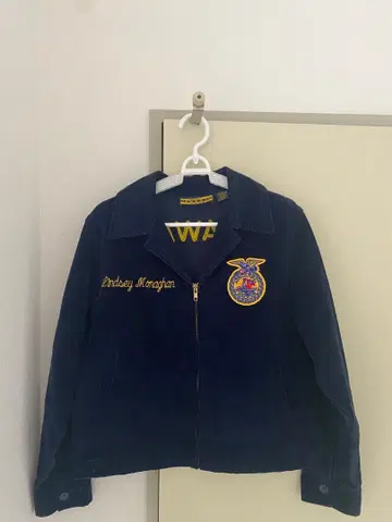 컨디션 최상 다크 네이비 FFA 자켓 네이비 코듀로이 숏 기장