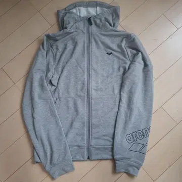 arena 풀 집업 후드티 그레이 사이즈 M