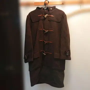 Glovell제 브라운 울 더플 코트