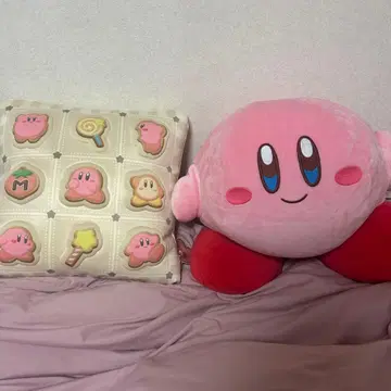 커비 빅 BIG 말랑 봉제 인형 쿠션