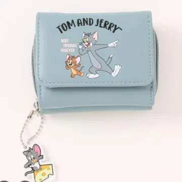 새상품 톰과 제리 3단 폴더형 지갑 미니 지갑 미니 월렛
