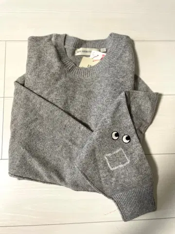 택 포함 새상품 ANYA HINDMARCH 그레이 XL 스웨터