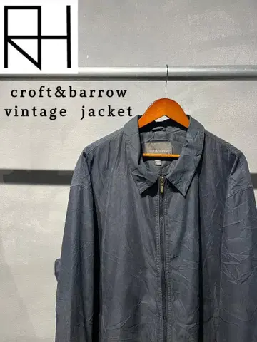 [ 구제 의류 ] croft&barrow 지퍼 아우터 네이비