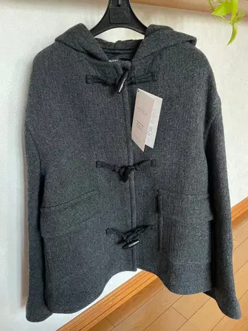 ZARA 울 더플 코트 미사용 새상품 그레이 M