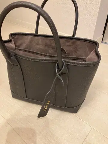 BEANS 다크 그레이 토트백