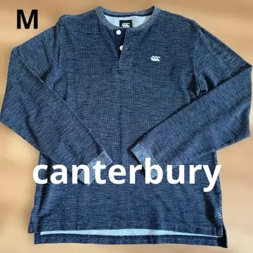 CANTERBURY 캔터베리 헨리넥 긴팔 티셔츠 블루 M