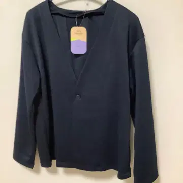 후쿠스케 네이비 M 사이즈 가디건과 바지 룸웨어