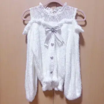 LIZLISA 레이어드 스타일 어깨 트임 니트