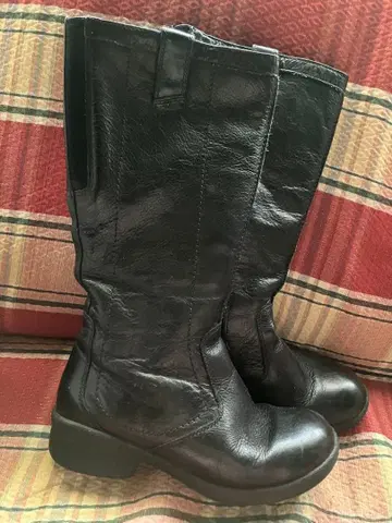 keen 가죽 롱 부츠