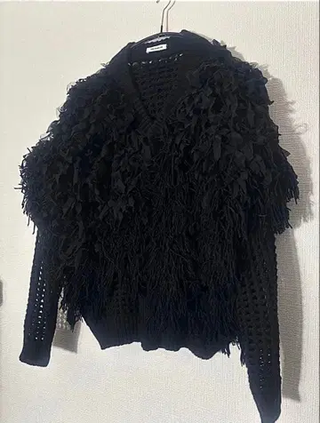 OPEN SESAME CLUB tulle fur blouson