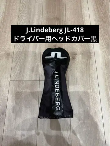 J.LINDEBERG 드라이버용 골프헤드커버 블랙