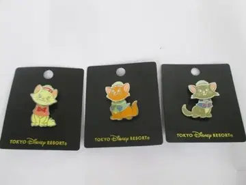 디즈니 마리 툴루즈 베를리오즈 핀 배지 세트 레어