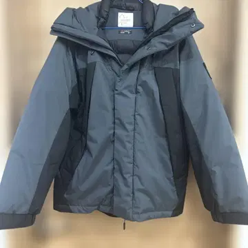 LOGOS DAYS 후드 부착 다운 자켓 그레이