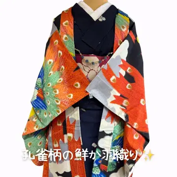 레어! 앤티크 긴 겉옷 공작 긴 소매