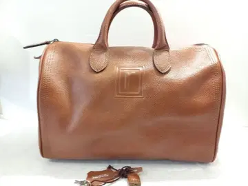 renoma 브라운 가죽 보스턴 백