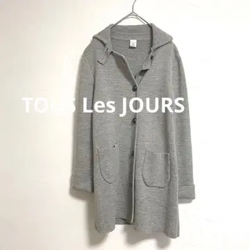 뚜레쥬르 니트 자켓 코트 그레이 여성용 일본제 M