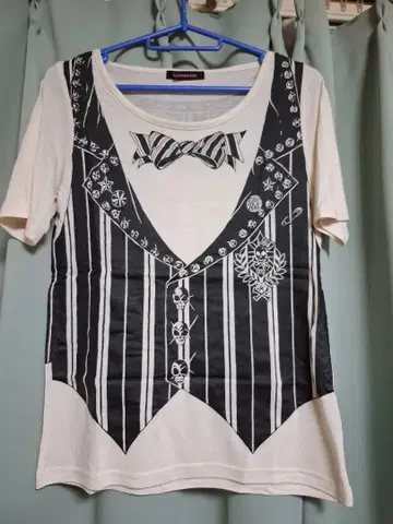 ALGONQUINS 턱시도풍 반팔 T셔츠