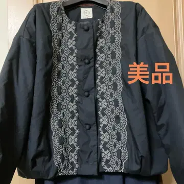 sm2 자수 코쿤 싸개 버튼 자켓