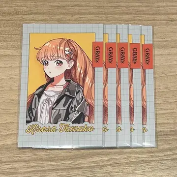 니지산지 GRAY x ACCENT 폴라로이드풍 카드 키라라 타마코