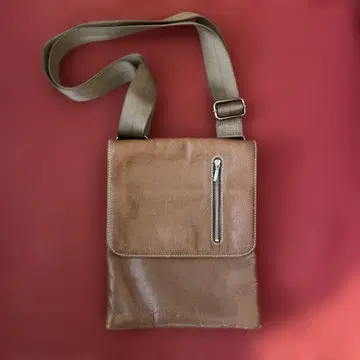 숄더백 남성용 천연 가죽