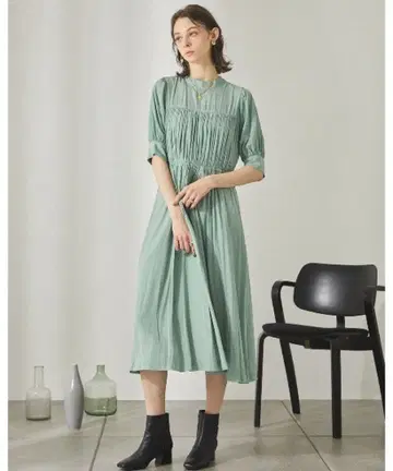 [ 묶음 구매 시 할인! ] publicTOKYO 긴팔 롱 원피스