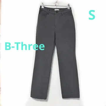 새상품급 B-Three 슬림 레그 팬츠 슬랙스 속기모 스트레치 웜 팬츠