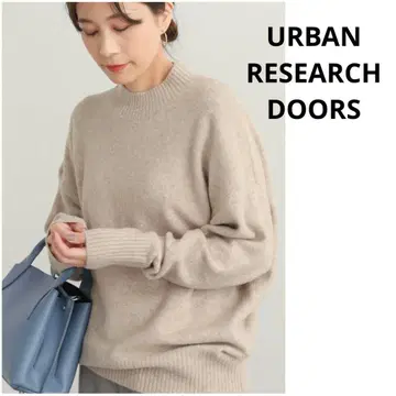 URBAN RESEARCH DOORS 하이넥 모찌모찌 니트