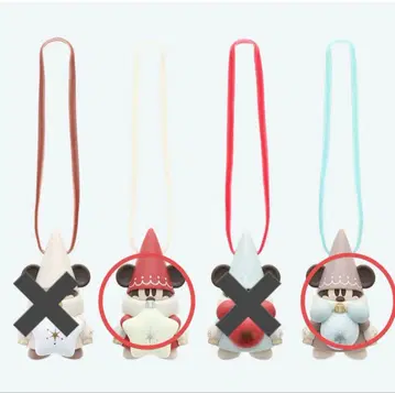 릴린린 캡슐 토이 2025 빨간색 브라운 2개 세트