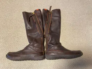 [ 중고 ] 캠퍼 브라운 롱 부츠 38