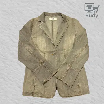 23구 데님 테일러드 자켓 44 XXL Gray G