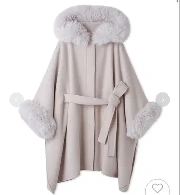 CELFORD 퍼 판초 코트